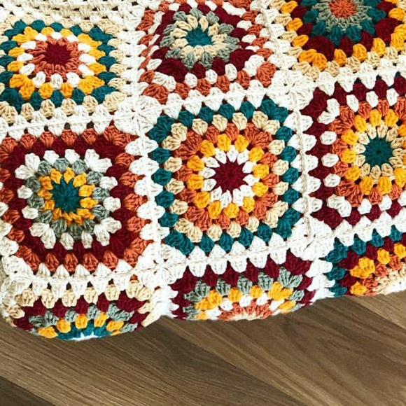 Vintage Bohemian bags, Granny square bags - Picture 7 of 11